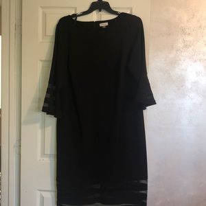 Black Dress w/ flare sleeves